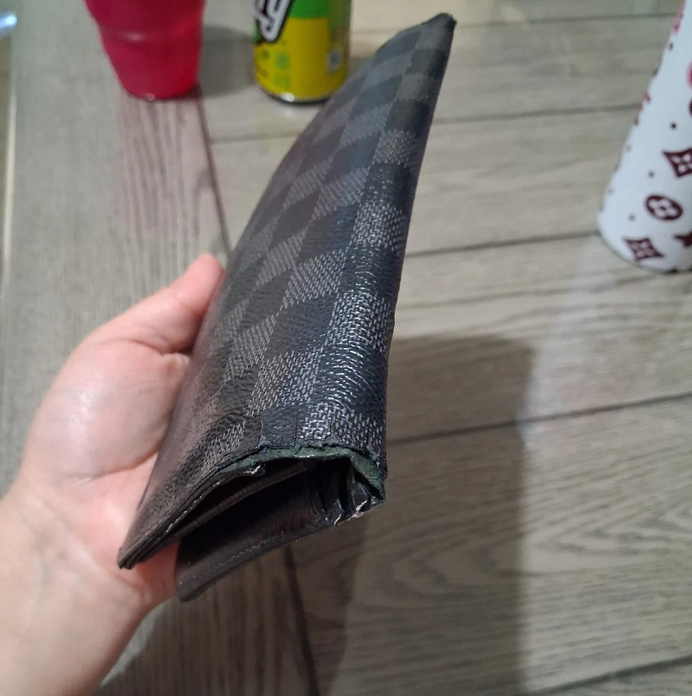 Louis Vuitton Damier Graphite Long Wallet in Black/Gray